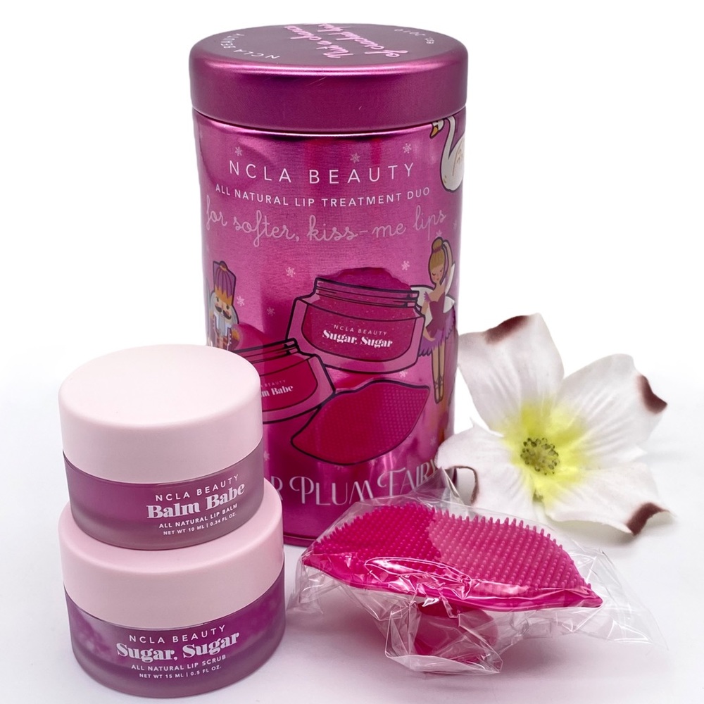 NEW NCLA Sugar Plum Fairy Lip Scrub & Balm Set - Picture 4 of 9